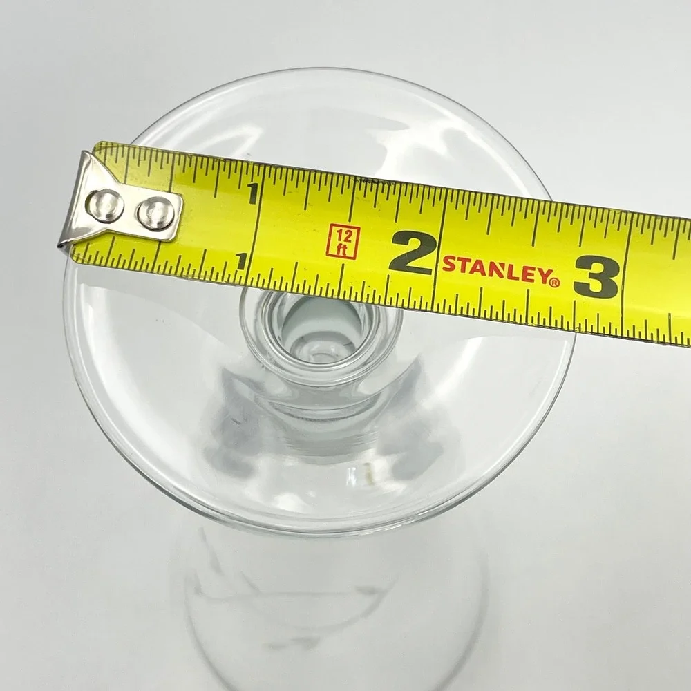 Vtg Princess House Heritage Crystal Pilsner Glass 7.5